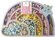Sycomore Perles en bois arc-en-ciel créatif bricolage