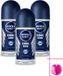 Nivea Men Cool Kick Déodorant Roll-On Antitranspirant 50 ml - 3 Stuks