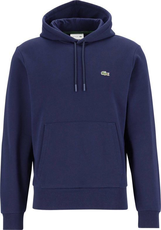 Lacoste Heren Hoodie - Maat M - Navy - Katoen - AW23