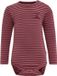 Hummel Kinderbody met lange mouwen Hmlmulle L/S 215547 Windsor Wine Gestreept