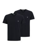 Armani T-shirts met V-hals 2-pack blauw