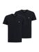 Armani T-shirts met V-hals 2-pack blauw