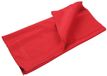 Fackelmann Wijnglaspoetsdoek, poetsdoek voor glazen, vaatdoek van polyester (kleur: rood), aantal: 1 stuk
