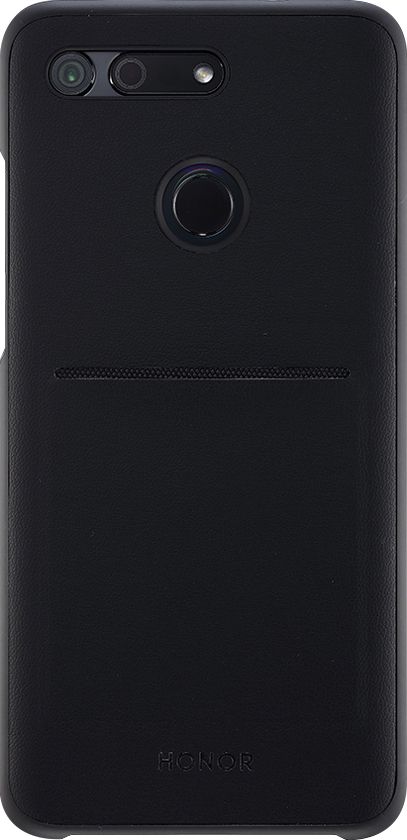 Honor Huawei Honor View 20 Siliconen Back Cover - Zwart
