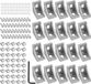 OEM Shenzhen Haorui Industrial Technology Co., Ltd. Aluminium hoekverbinder - 20 x 20 - 20 stuks