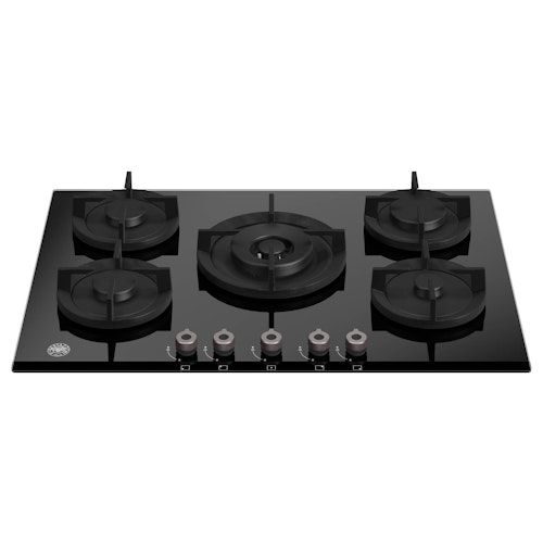Bertazzoni P755CPROGNE - Gas - Zwart - 5 kookzones