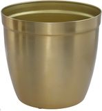 Gerimport Bloempot Gea - Goud - Metaal - D13 cm x H12 cm