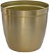 Gerimport Bloempot Gea - Goud - Metaal - D13 cm x H12 cm