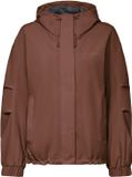 VAUDE Mineo regenjas, hardshelljas, dames outdoor sportjassen, waterdicht, winddicht, hardshell, capuchon, losse pasvorm