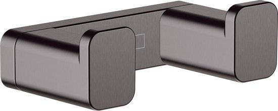 Hansgrohe Addstoris Handdoekhaak Dubbel - Brushed Black Chrome