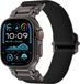 Strap-it 'Explorer' Polyester band met klemsluiting - Zwart met zwarte connectors
