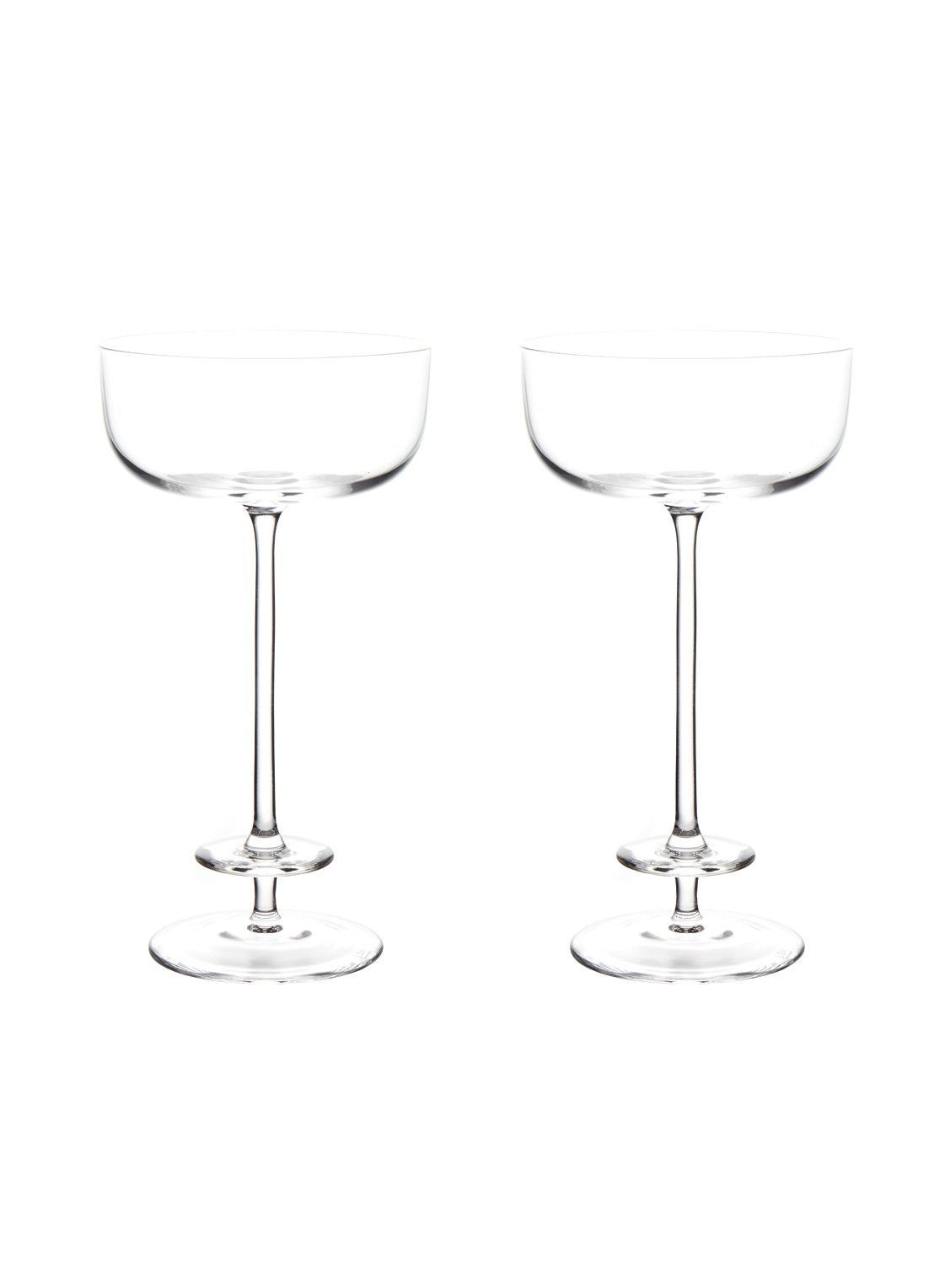 LSA International Champagne Theatre champagnecoupe 21 cl set van 2
