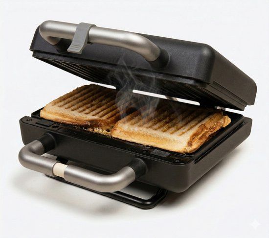 Gadgy Premium Wafelijzer - 3-in-1 Grill, Tosti- & Wafelmaker - Zwart - 600W - 2x Brusselse Wafel