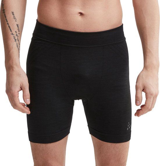 Craft Fuseknit Bike Boxer Sportonderbroek Heren - Zwart - Maat XL