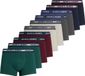 JACK & JONES JACSOLID TRUNKS 10 PACKS NOOS Heren Trunks Dark Grey Melange L