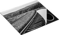 Chefcare Inductie Beschermer Rails Spoorwegen Zwart Wit 57,6x51,6 cm