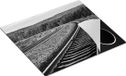 Chefcare Inductie Beschermer Rails Spoorwegen Zwart Wit 57,6x51,6 cm