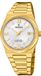 Festina F20038/1 Unisex Polshorloge Goudkleurig Staal Saffierglas 10 ATM