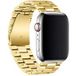 Armband SZSMART Roestvrijstalen verstelbare goud voor Apple Watch Series 6 44 mm