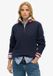 Superdry - Tipped trui met halve rits - Dames - Sweaters