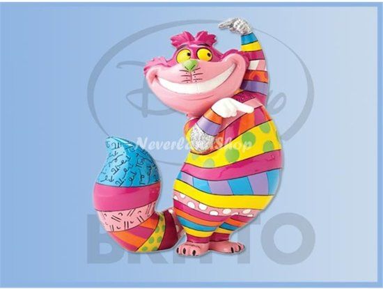 Disney by Romero Britto Cheshire Cat Figurine - Britto Collection