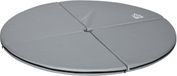 HOMCOM Pole Dancing Protection Mat Kunststof Ø150 x 5H cm Lichtgrijs