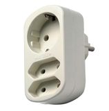 Glowster FAMATEL Glowster 1314 drievoudige adapter 2TT + TTL