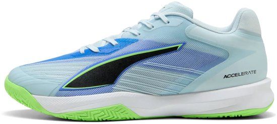Puma Accelerate Turbo 5 Indoor Schoenen Blauw Unisex Handbal Maat 39