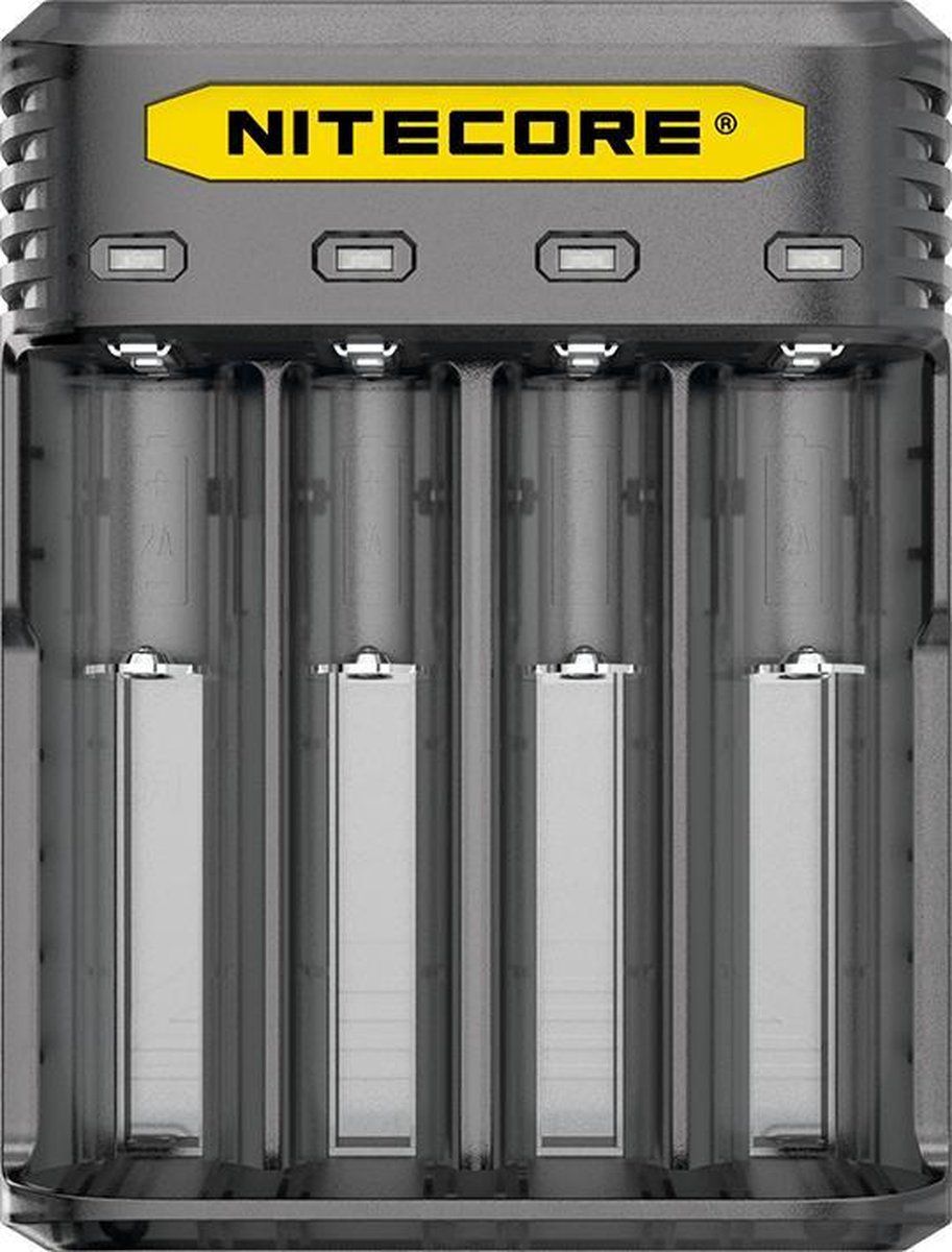 NITECORE Q4 Snellader Zwart
