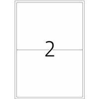 HERMA Special - Papier - mat - verwijderbare zelf-klevende laag - wit - 199.6 x 143.5 mm 200 etiket(ten) (100 vel(len) x 2) etiketten