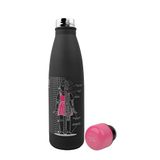 Insulated Cinereplicas Squid Game Young-Hee Schema thermosfles, zwart, 500 ml, roestvrij staal, officiële licentie