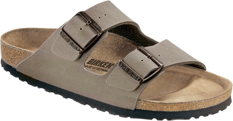 Birkenstock Arizona Sandalen Birko-Flor Nubuk, stone 2020 EU 44 | Narrow Casual sandalen