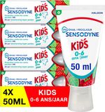 Sensodyne Proglasur Kids Tandpasta 0-6 Jaar Aardbei 4x50ml