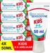 Sensodyne Proglasur Kids Tandpasta 0-6 Jaar Aardbei 4x50ml