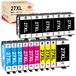 Epson Cartouches d'encre pour Epson 27XL, 15 pièces, multipack, adapté pour WF-7720