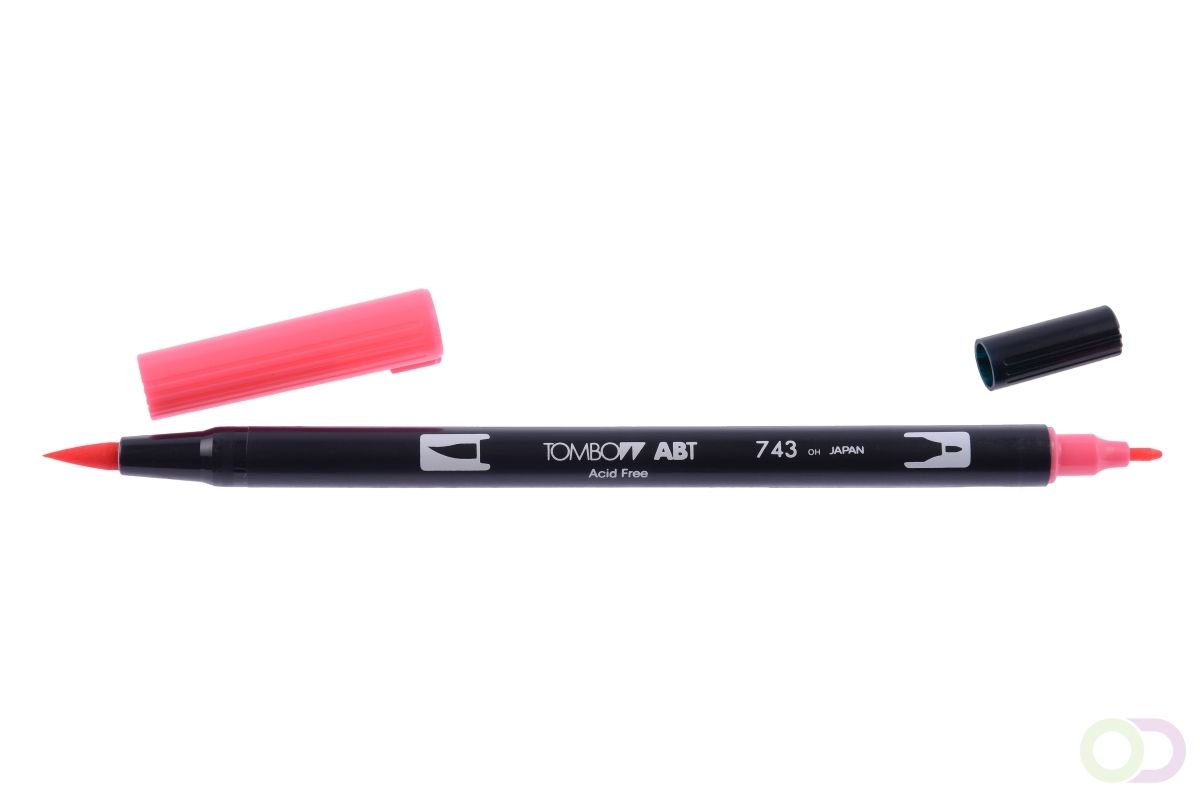Tombow ABT Dual Brush Pen Hot pink