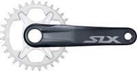 Shimano SLX zwengelarmset voor volwassenen, zwart, 175 mm