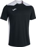 Joma Championship VI Shirt Korte Mouw Dames - Zwart / Wit | Maat: S
