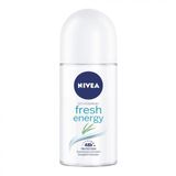 NIVEA Deodorant Roller Fresh Energy - 6 x 50 ml - Voordeelverpakking