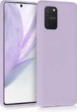 kwmobile telefoonhoesje geschikt voor Samsung Galaxy S10 Lite - Back Cover - TPU - Effen kleur - Lavendel