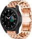 Strap-it Stalen bandje draken patroon rosegoud - Geschikt voor Samsung Galaxy Watch 7/6/5/4