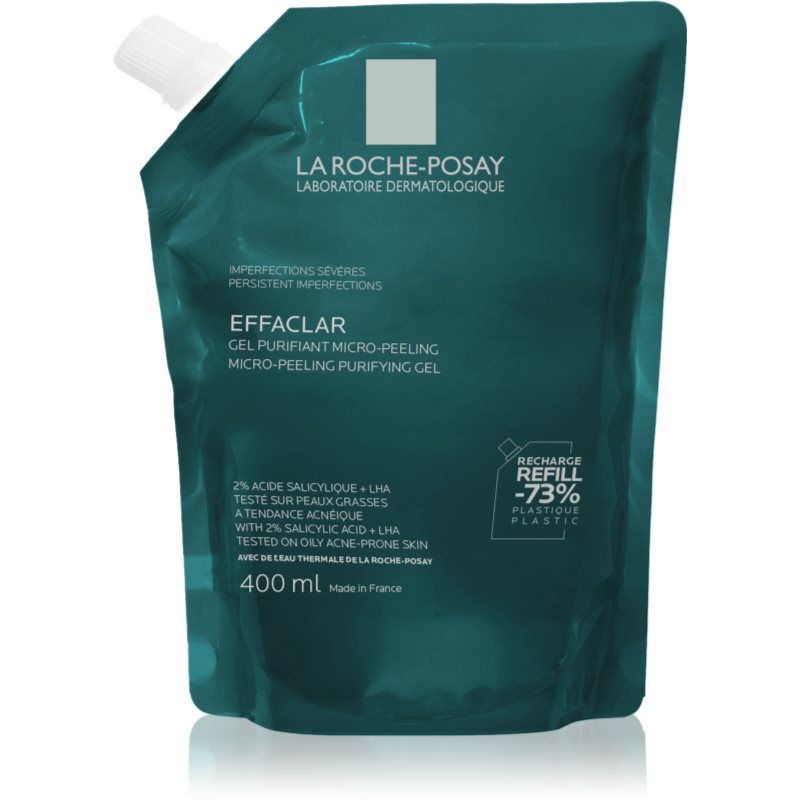 La Roche-Posay Effaclar Zuiverende Micro-Peeling Gel Eco Navulling 400ml