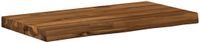 vidaXL Rechthoekig Tafelblad 50 x 20 x 3 cm Naturel Glas