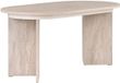 Skye Decor Table à manger extensible Sorell Travertin Panneau de particules mélaminé 160 x 90 x 75 cm