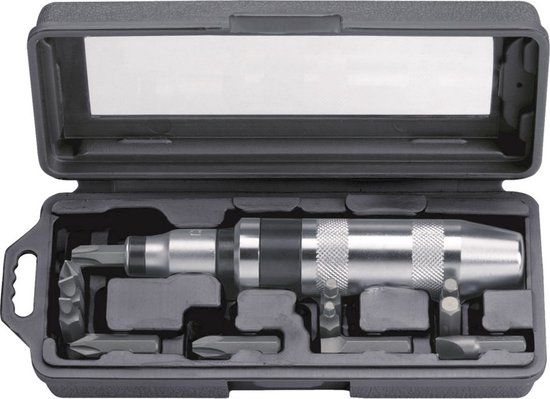 Bahco 7865 Slagschroevendraaierset, 15-delig, plat, PH + zeskant