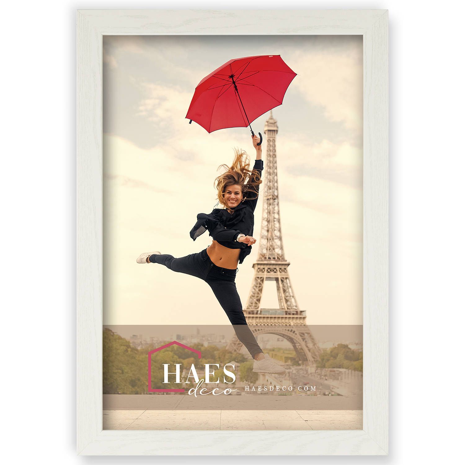HAES deco - houten fotolijst paris wit 30x45 - sp001323