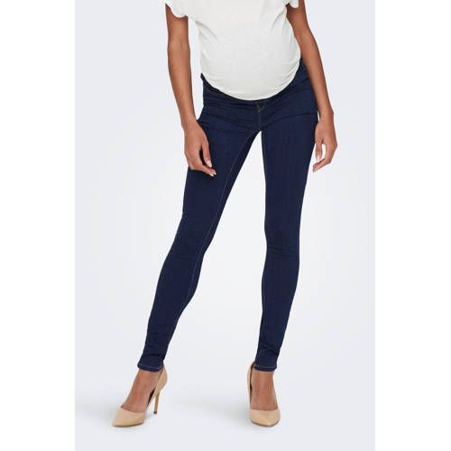 ONLY MATERNITY OLMRAIN Skinny Jeggings - Dark Blue Denim