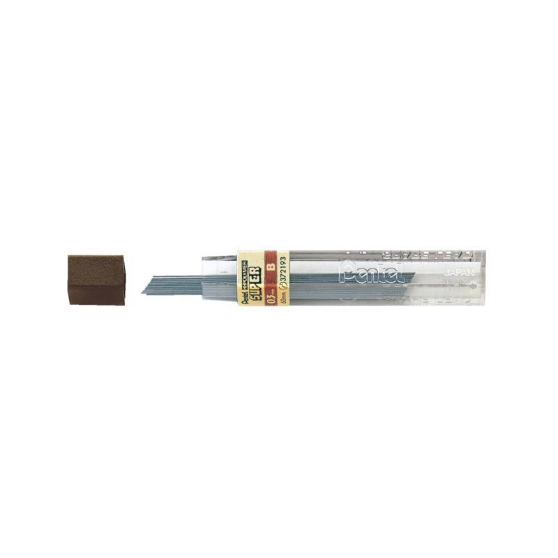 Pentel Potloodstift 0.3mm zwart per koker