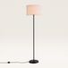LUSENZ Lampe sur pied noire Métal 150 cm