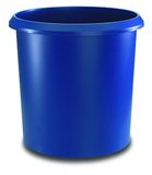 Läufer 26605 prullenbak Allrounder 18 liter, blauw, rond, vuilnisemmer met handvat, stevige kunststof, afvalemmer, uitwasbaar